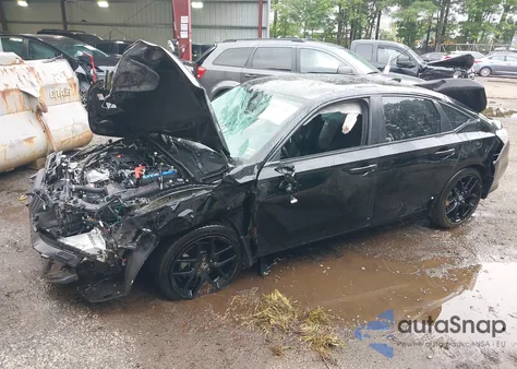 2023 Honda Civic Sport из США, поврежденный, VIN 2HGFE2F59PH570354